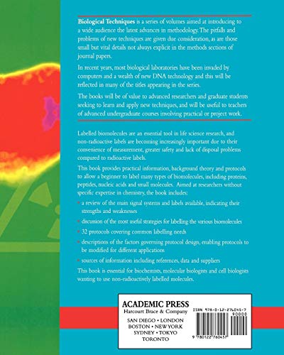 Non-Radioactive Labelling: A Practical Introduction (Biological Techniques Series)