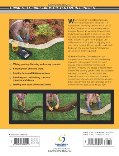 Guide to Concrete: Masonry & Stucco Projects (Quikrete)