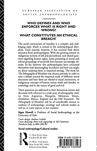 The Ethnography of Moralities (European Association of Social Anthropologists)