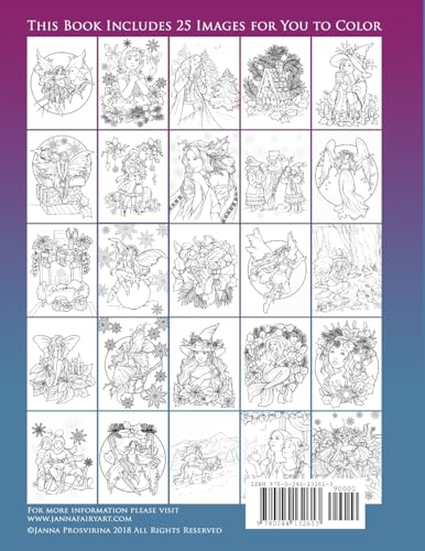 Winter Magic Coloring Book: Frost Fairies, Peaceful Moments and Holidays Fun