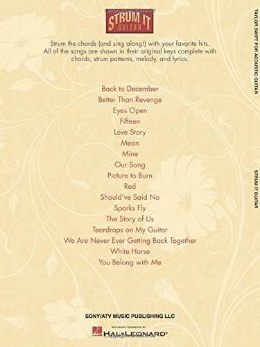 Taylor Swift for Acoustic Guitar (Strum It Guitar)