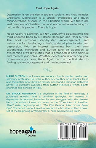 Hope Again: A Lifetime Plan for Conquering Depression