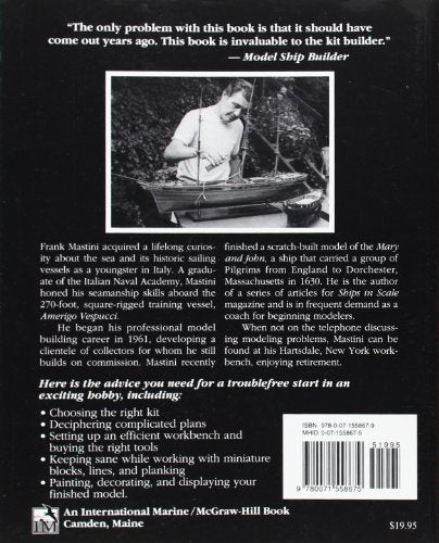 Ship Modeling Simplified: Tips and Techniques for Model Construction from Kits — back cover