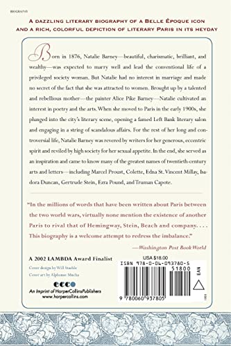 Wild Heart: A Life: Natalie Clifford Barney and the Decadence of Literary Paris