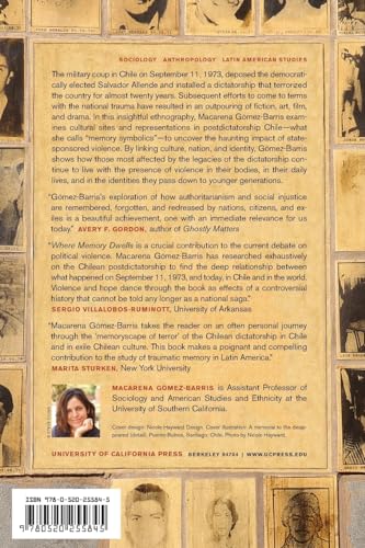 Where Memory Dwells: Culture and State Violence in Chile