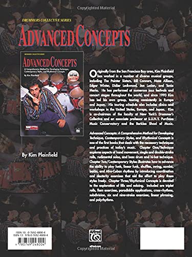 Advanced Concepts: A Comprehensive Method for Developing Technique, Contemporary Styles and Rhythmical Concepts, Book & Online Audio (Manhattan Music Publications)