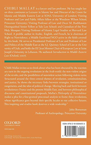 Philosophy of Nonviolence: Revolution, Constitutionalism, and Justice beyond the Middle East