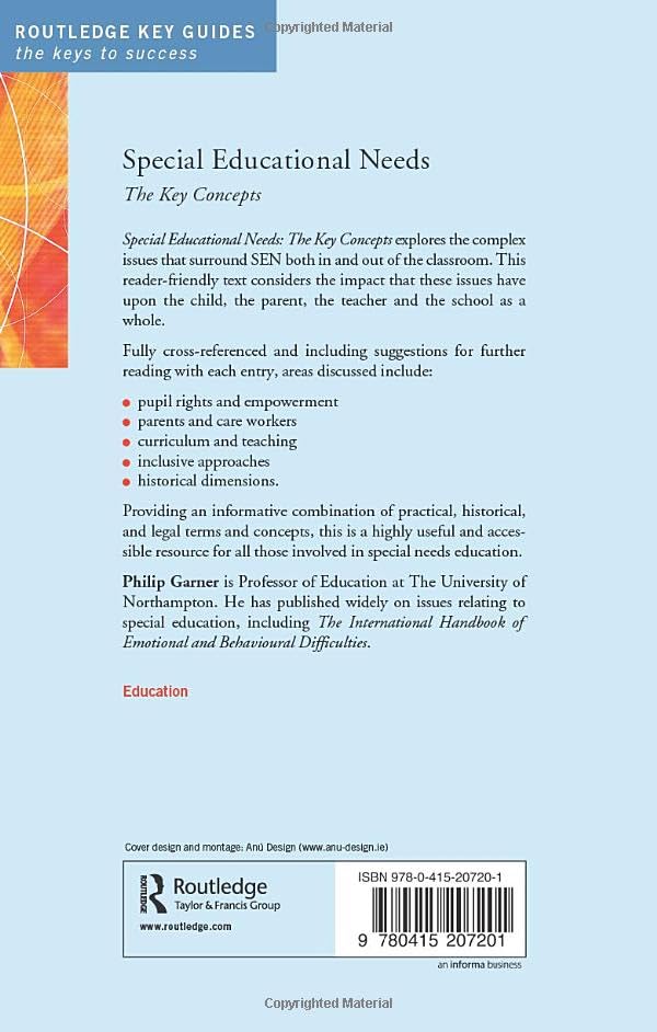 Special Educational Needs: The Key Concepts (Routledge Key Guides)