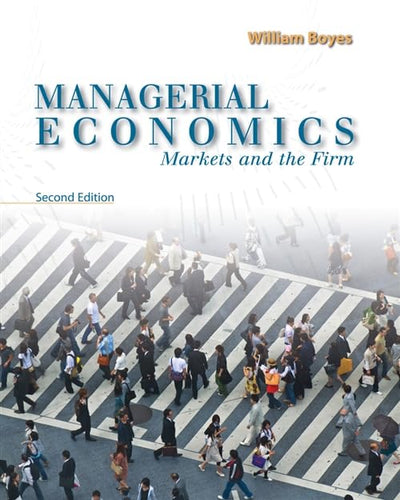Managerial Economics: Markets and the Firm (Upper Level Economics Titles)