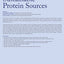 Sustainable Protein Sources