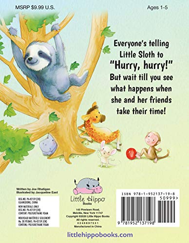 Hurry, Hurry, Little Sloth - Padded Board Book