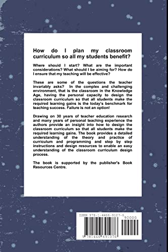 Designing the Classroom Curriculum — back cover
