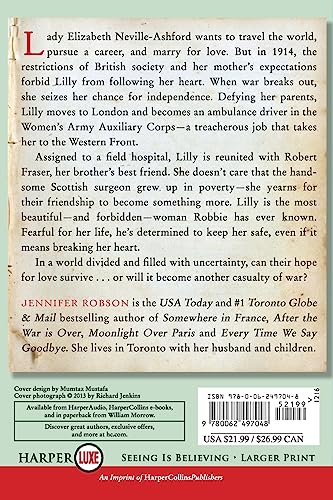 Somewhere in France: A Novel of the Great War