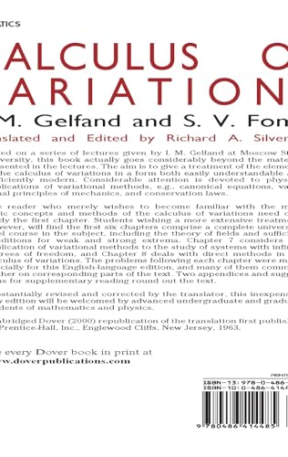 Calculus of Variations (Dover Books on Mathematics)