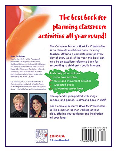 The Complete Resource Book for Preschoolers: An Early Childhood Curriculum With Over 2000 Activities and Ideas (Complete Resource Series)