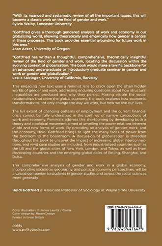 Gender, Work, and Economy: Unpacking the Global Economy