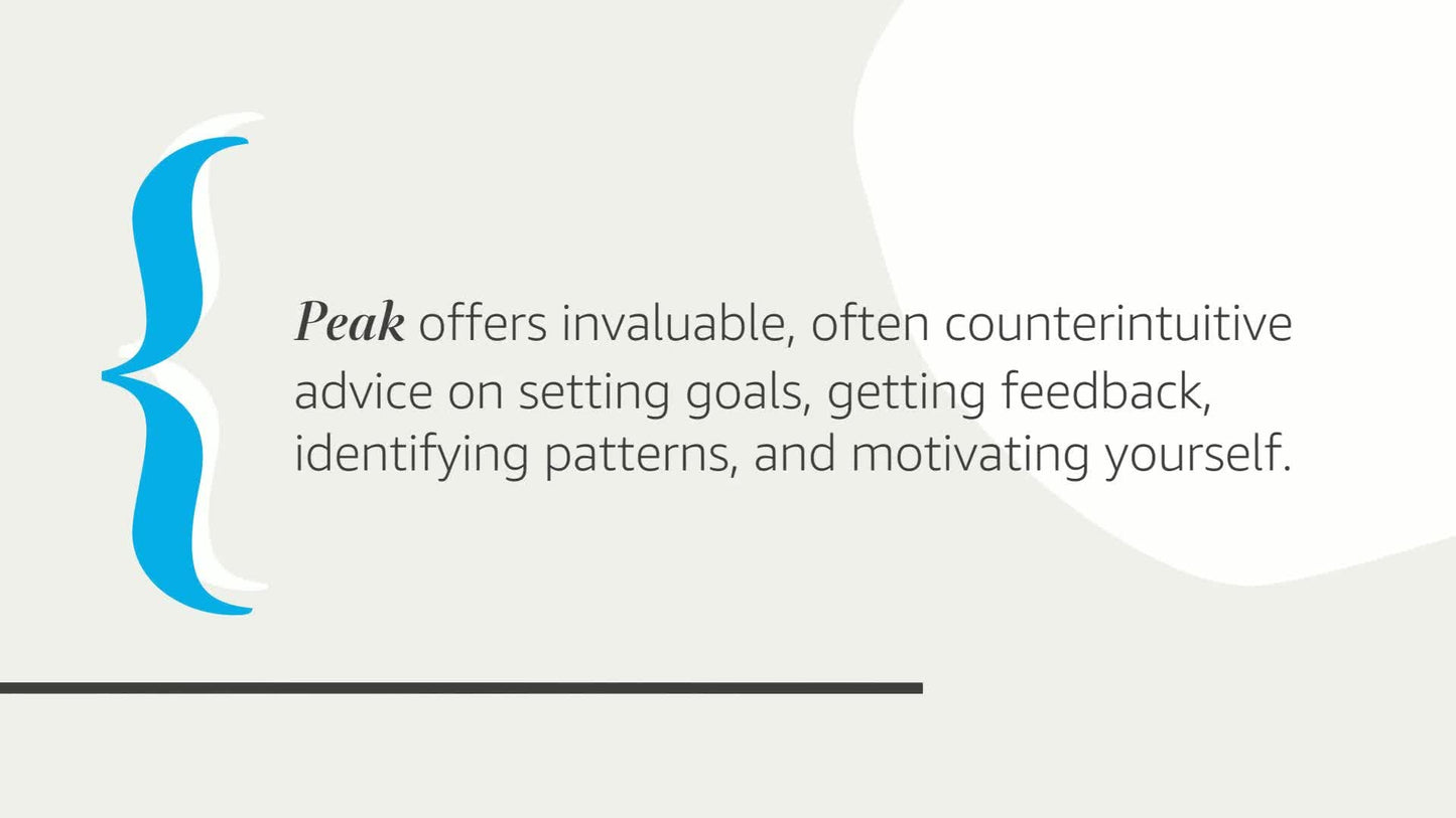 Peak: Unleashing Your Inner Champion Through Revolutionary M
