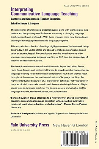 Interpreting Communicative Language Teaching: Contexts and Concerns in Teacher Education