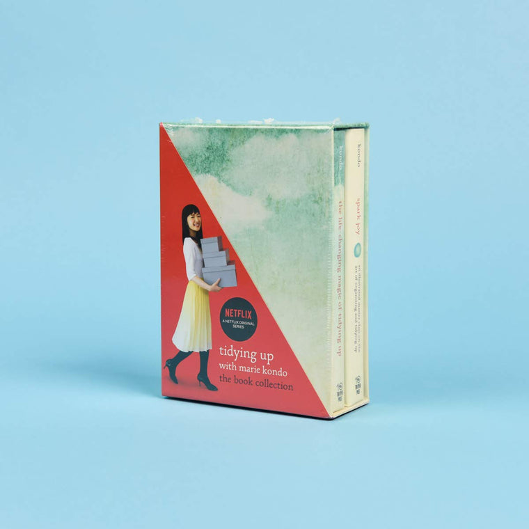 Tidying Up with Marie Kondo: The Book Collection: The Life-Changing Magic of Tidying Up and Spark Joy — back cover