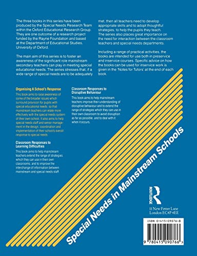 Organising a School's Response (Special Needs in Mainstream Schools)