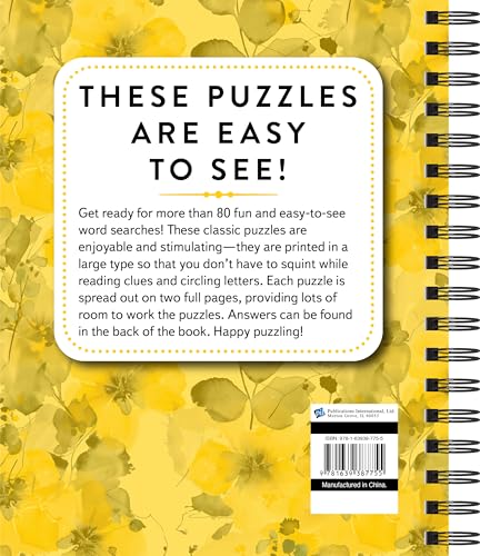 Brain Games - Large Print Word Search (Floral)