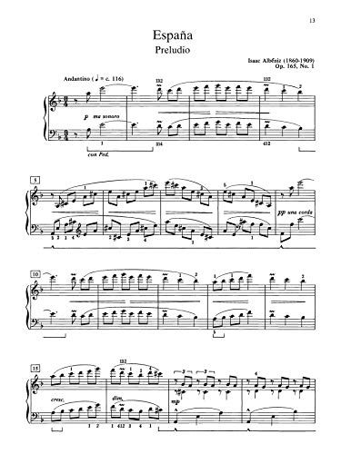 Masters of Spanish Piano Music (Alfred Masterwork Edition)