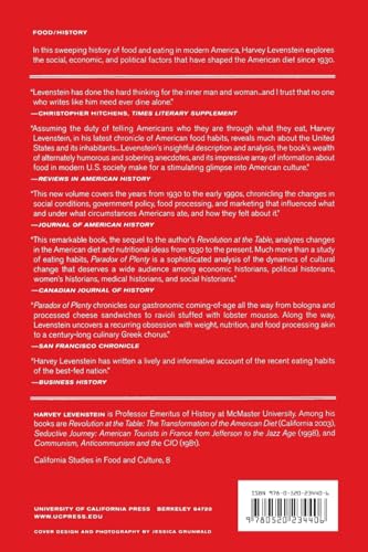 Paradox of Plenty: A Social History of Eating in Modern America, Revised Edition (California Studies in Food and Culture) (Volume 8)