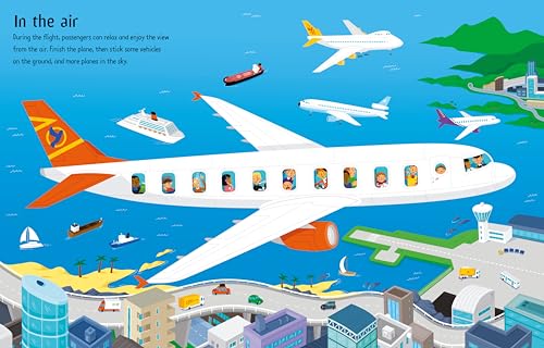 First Sticker Book Airport: Screen-Free Fun with Busy Scenes of Planes and Pilots for Kids (Ages 3-5)