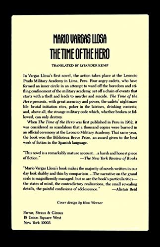 The Time of the Hero: A Novel