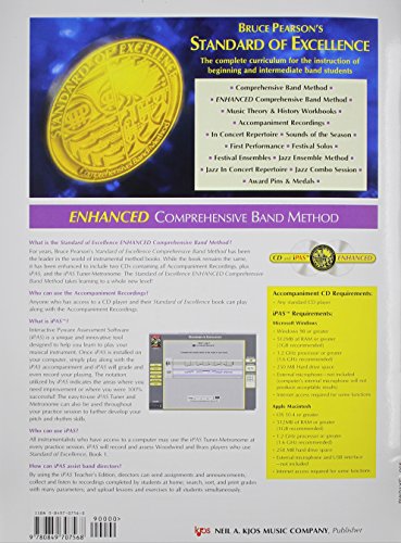 PW21XE - Standard of Excellence Enhanced Book 1 - Alto Saxophone (Comprehensive Band Method)