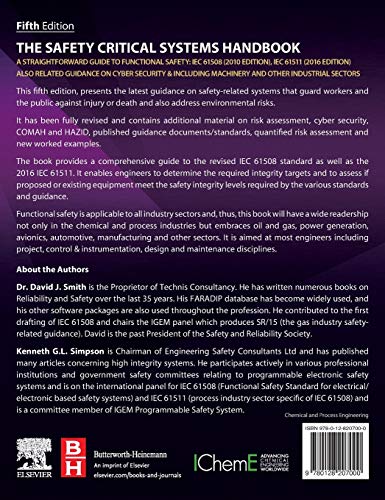 The Safety Critical Systems Handbook: A Straightforward Guide to Functional Safety: IEC 61508 (2010 Edition), IEC 61511 (2015 Edition) and Related Guidance