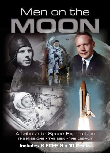 Men On The Moon: A Tribute to Space Exploration: The Missions, The Men, The Legacy - Includes 6 FREE 8x10 Prints (Book and Print Packs)