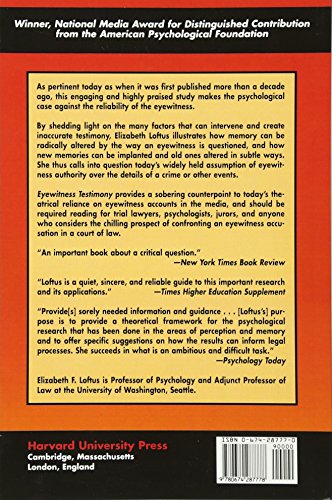 Eyewitness Testimony: With a New Preface