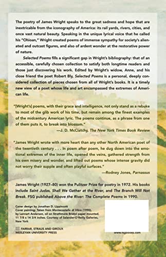 Selected Poems by Wright, James