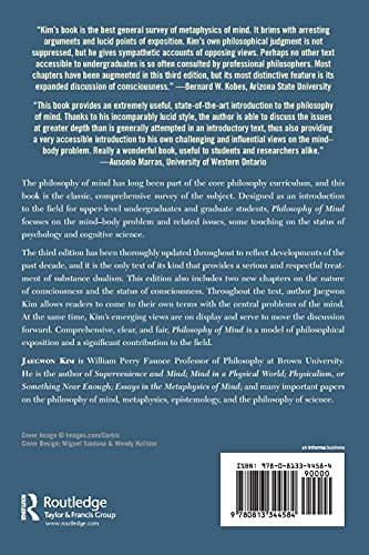 Philosophy of Mind — back cover