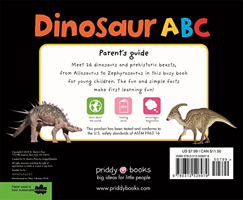 Dinosaur ABC: Board Book (Smart Kids) by Priddy, Roger