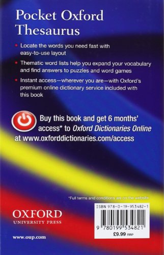 Pocket Oxford Thesaurus