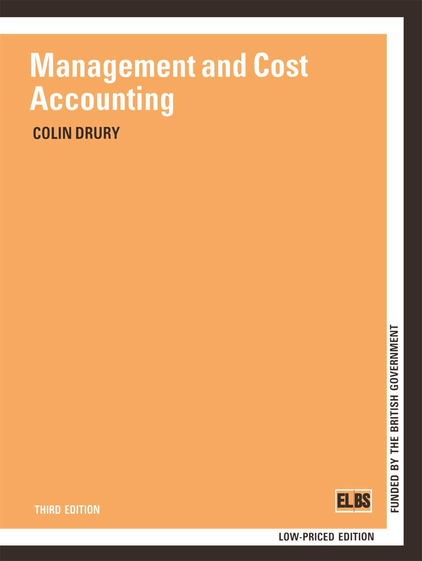 MANAGEMENT AND COST ACCOUNTING (Management & Cost Accounting)