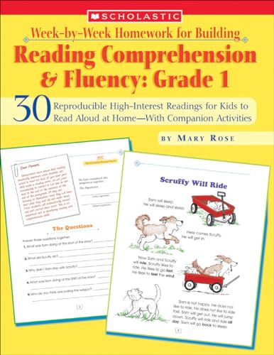 Week-by-Week Homework for Building Reading Comprehension & Fluency: Grade 1