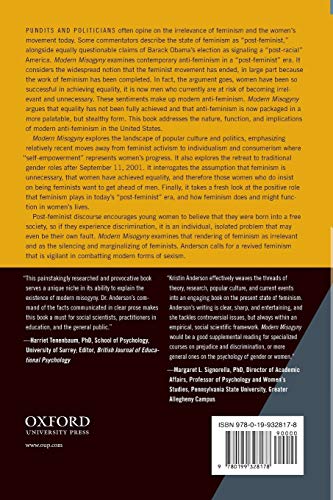 Modern Misogyny: Anti-Feminism in a Post-Feminist Era