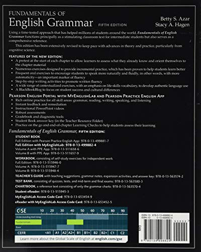 Fundamentals of English Grammar Student Book with Mylab English, 5e