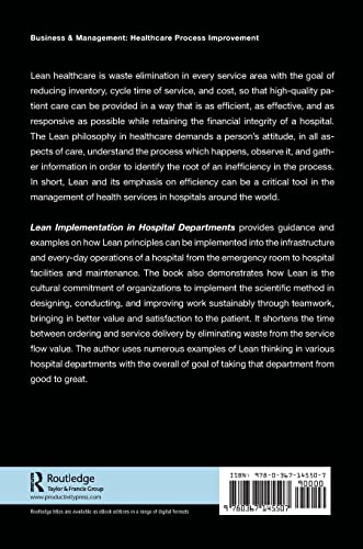 Lean Implementation in Hospital Departments: How to Move from Good to Great Services