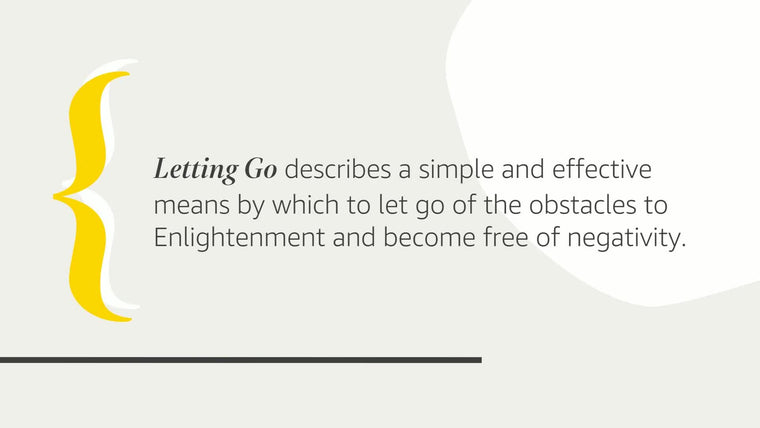 Letting Go: The Pathway of Surrender — back cover