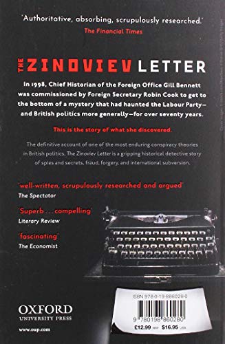 The Zinoviev Letter: The Conspiracy that Never Dies