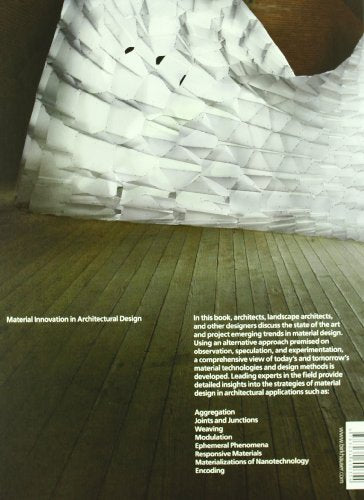 Material Design: Informing Architecture by Materiality — back cover