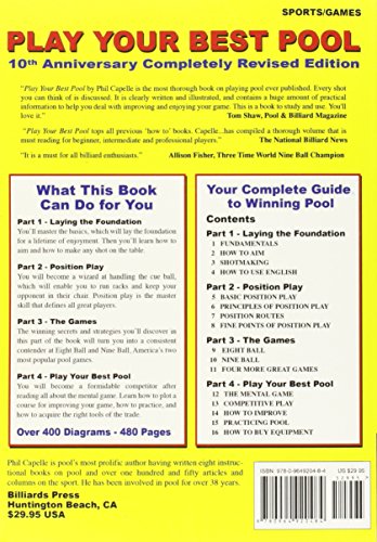 Play Your Best Pool by Capelle, Phil