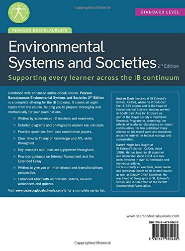Pearson Bacc ESS 2e bundle (2nd Edition) (Pearson International Baccalaureate Diploma: International E)