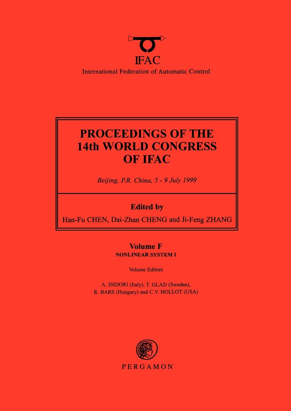 Nonlinear System I (Volume F) (IFAC Proceedings Volumes, Volume F)