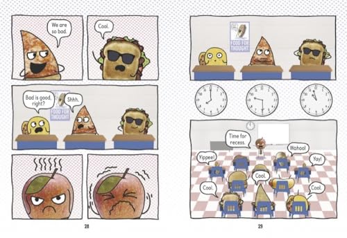 Pizza and Taco: Too Cool for School: (A Graphic Novel)