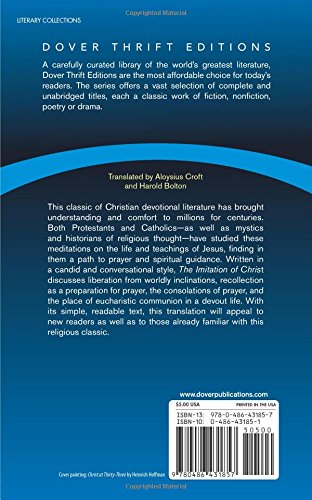 The Imitation of Christ (Dover Thrift Editions)